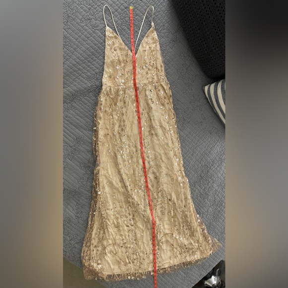 NEW Southern Fried Chics Sequin and Glitter Maxi Dress - Picture 10 of 13